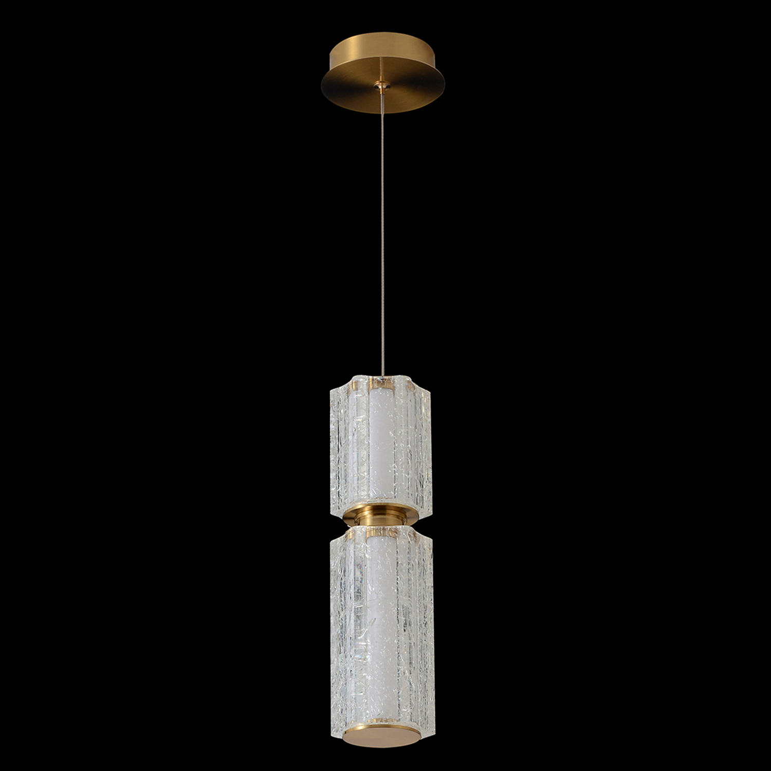 Подвесной светильник Crystal Lux ANTIQUE SP23W LED BRASS_CR