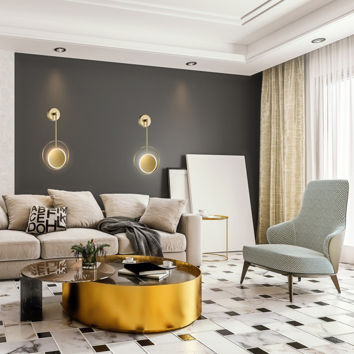 Бра светодиодный Escada 10206/SG LED Gold_ESC