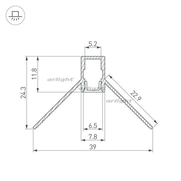 Профиль Arlight ARH-DECORE 034971_ARL