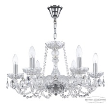 Хрустальная люстра Bohemia Ivele Crystal 119/6/200 Ni_BI