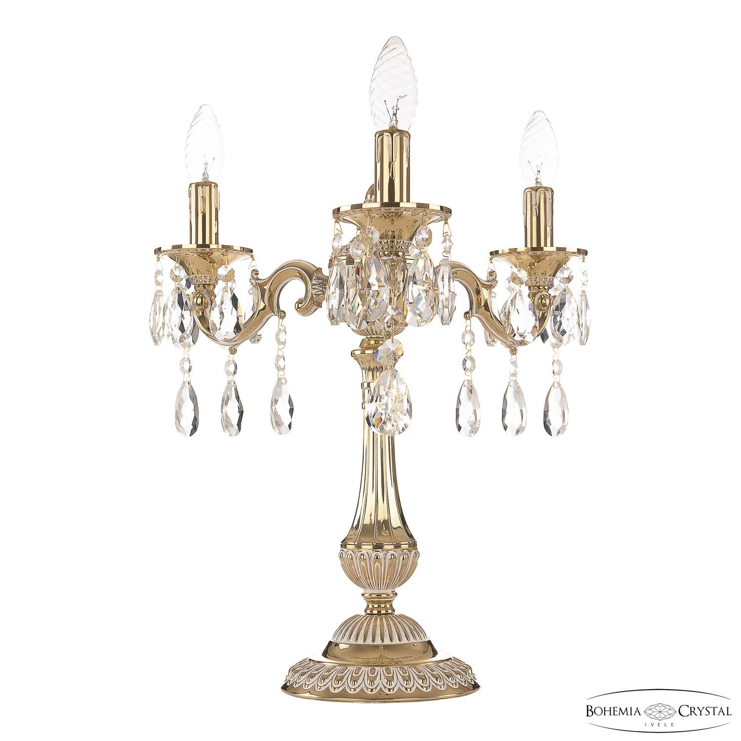 

Настольная лампа Bohemia Ivele Crystal 73101L/3/125 A GW, 73101L/3/125 A GW