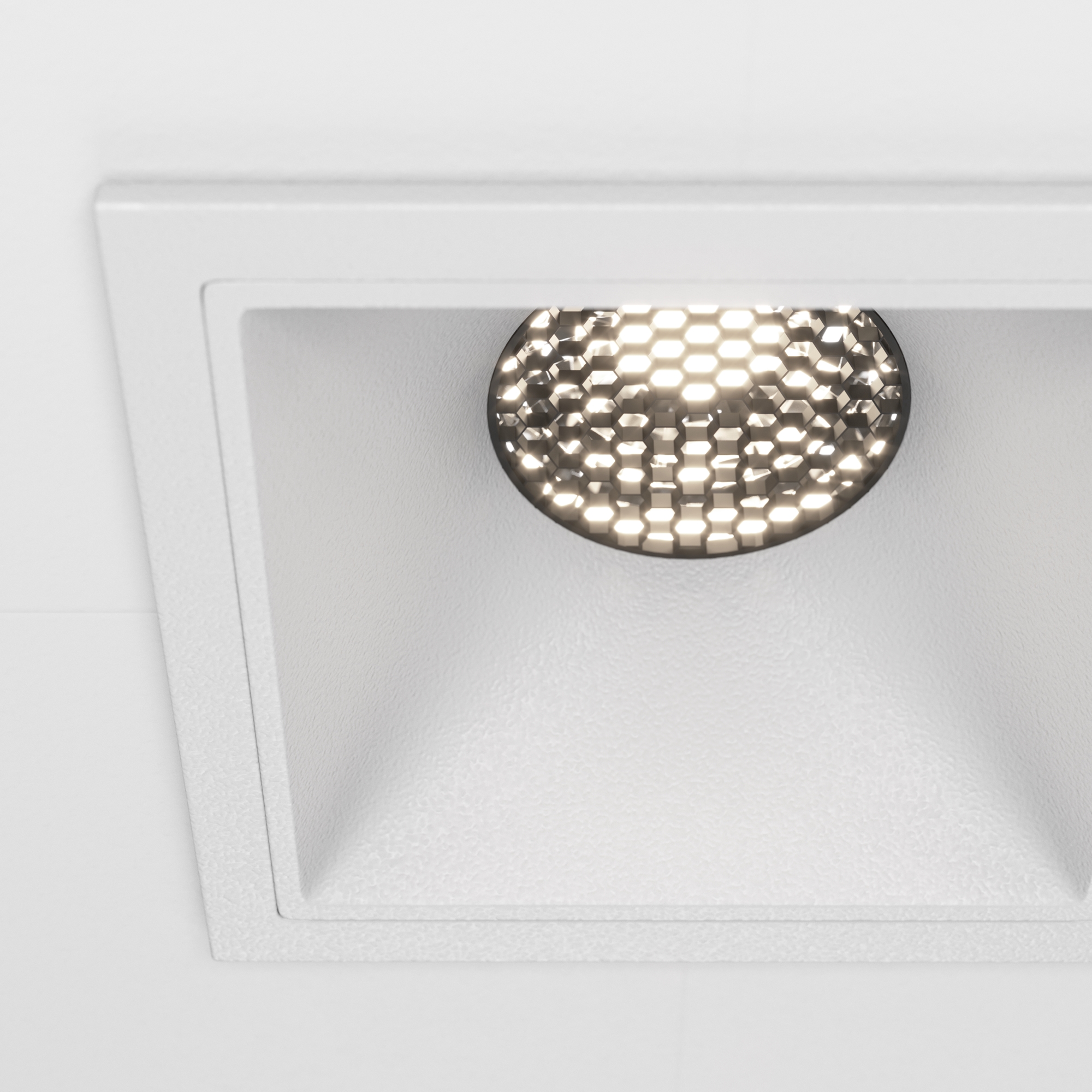 Встраиваемый светильник Maytoni Technical Alfa LED DL043-01-10W4K-SQ-W_MY