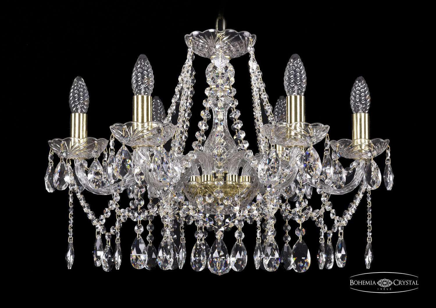 

Хрустальная люстра Bohemia Ivele 1413/6/200 G, 1413/6/200 G