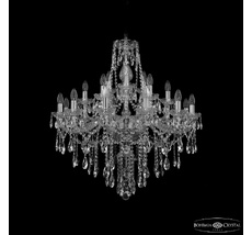 Хрустальная люстра Bohemia Ivele Crystal 1415/12+6+3/300 Ni_BI