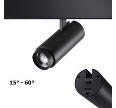 Трековый светильник для низковольтного шинопровода с переключателем цветовой температуры и мощности NOVOTECH FLUM 359207