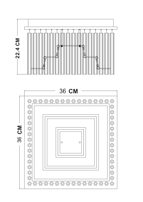 Потолочный светильник Globo Vince 68567-21_GL