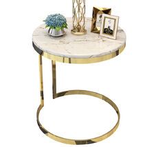 Журнальный столик ArtHomeDecor Los ID 120-500x550 GL/WtM