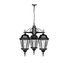 Уличный светильник подвесной IP44 Oasis Light 91470M/3 cover Bl ромб_OL