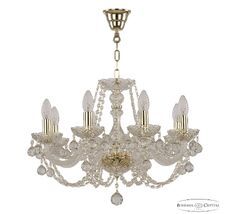Хрустальная люстра Bohemia Ivele Crystal 101/8/195 G Balls_BI