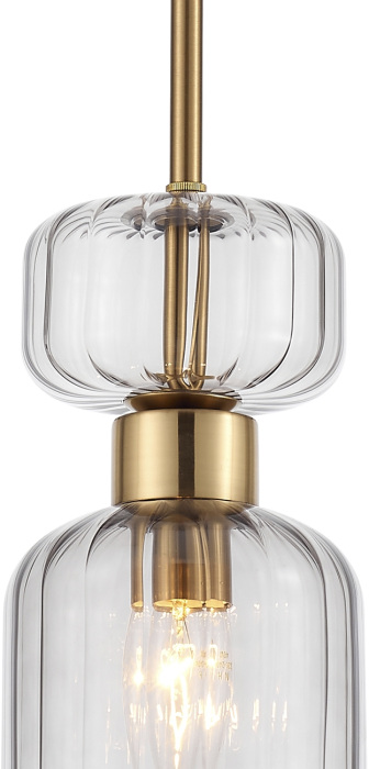 Подвесной светильник 1141/1S E14*60W Antigue copper/Smoke Escada 1141/1S Smoke_ESC