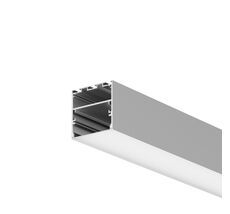Алюминиевый профиль накладной-подвесной 50x50 (Серебро, 3 м), ALM-5050T-S-3M Maytoni 633007_MY