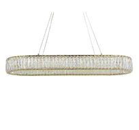Подвесная люстра Newport CRYSTAL 8240N/90 oval gold_NP