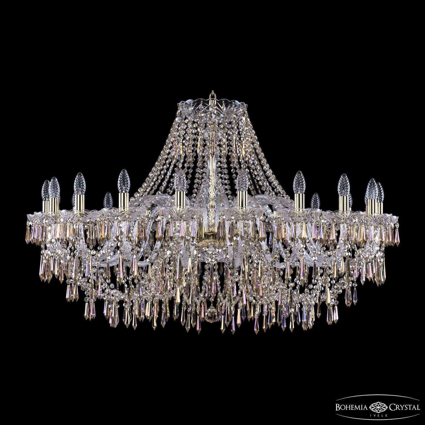 Хрустальная люстра Bohemia Ivele 1403/20/400 G R801_BI