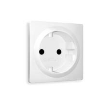 Лицевая панель для электрической розетки с/з со шторками QUANT Ambrella Volt ALFA AP1270_AMB