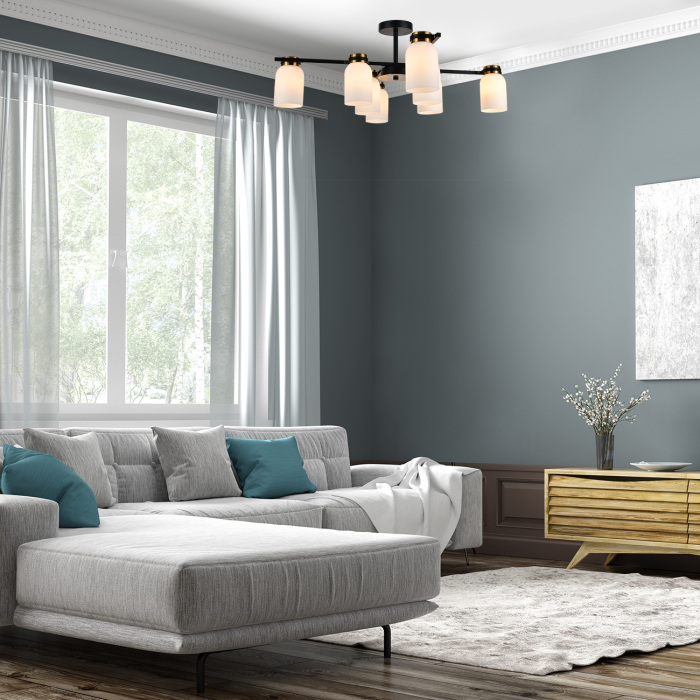 Потолочная люстра на штанге Escada 1151/8P_ESC