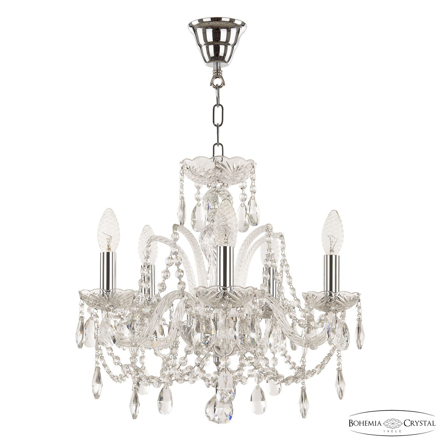 

Хрустальная люстра Bohemia Ivele Crystal 105/5/141 Ni, 105/5/141 Ni