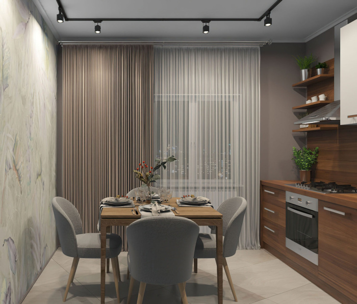 Шинопровод однофазный 100см Denkirs TR1001-BK