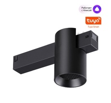 Трековый светодиодный светильник диммир. со сменой цв.температуры, пульт ДУ/Tuya Smart Life NOVOTECH VECTOR 359955