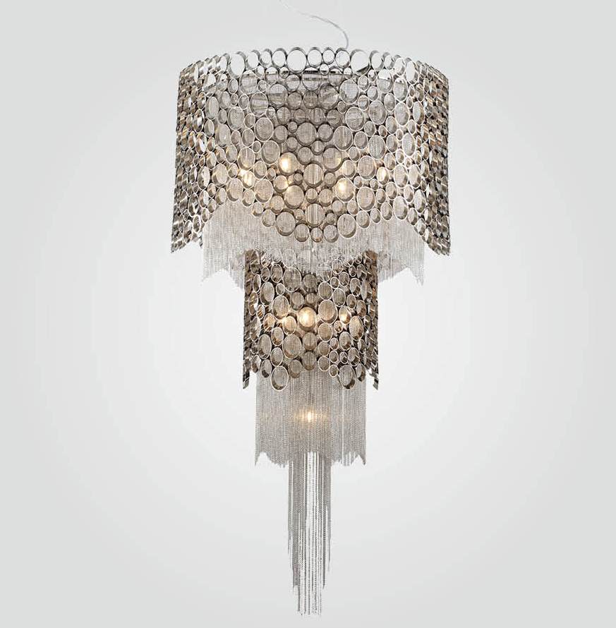 Подвесной светильник Crystallux HAUBERK HAUBERK SP-PL8+4_CR