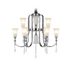 Подвесная люстра Ambrella light с хрусталем Traditional TR3249_AMB