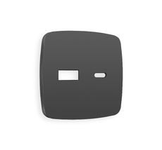 Лицевая панель (Мягкое касание) для розетки 2USB тип A+C QUANT Ambrella Volt OMEGA OP9110_AMB