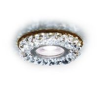 Встраиваемый светильник Ambrella light Crystal S257 BR_AMB