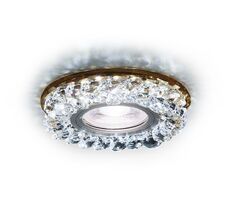 Встраиваемый светильник Ambrella light Crystal S257 BR_AMB