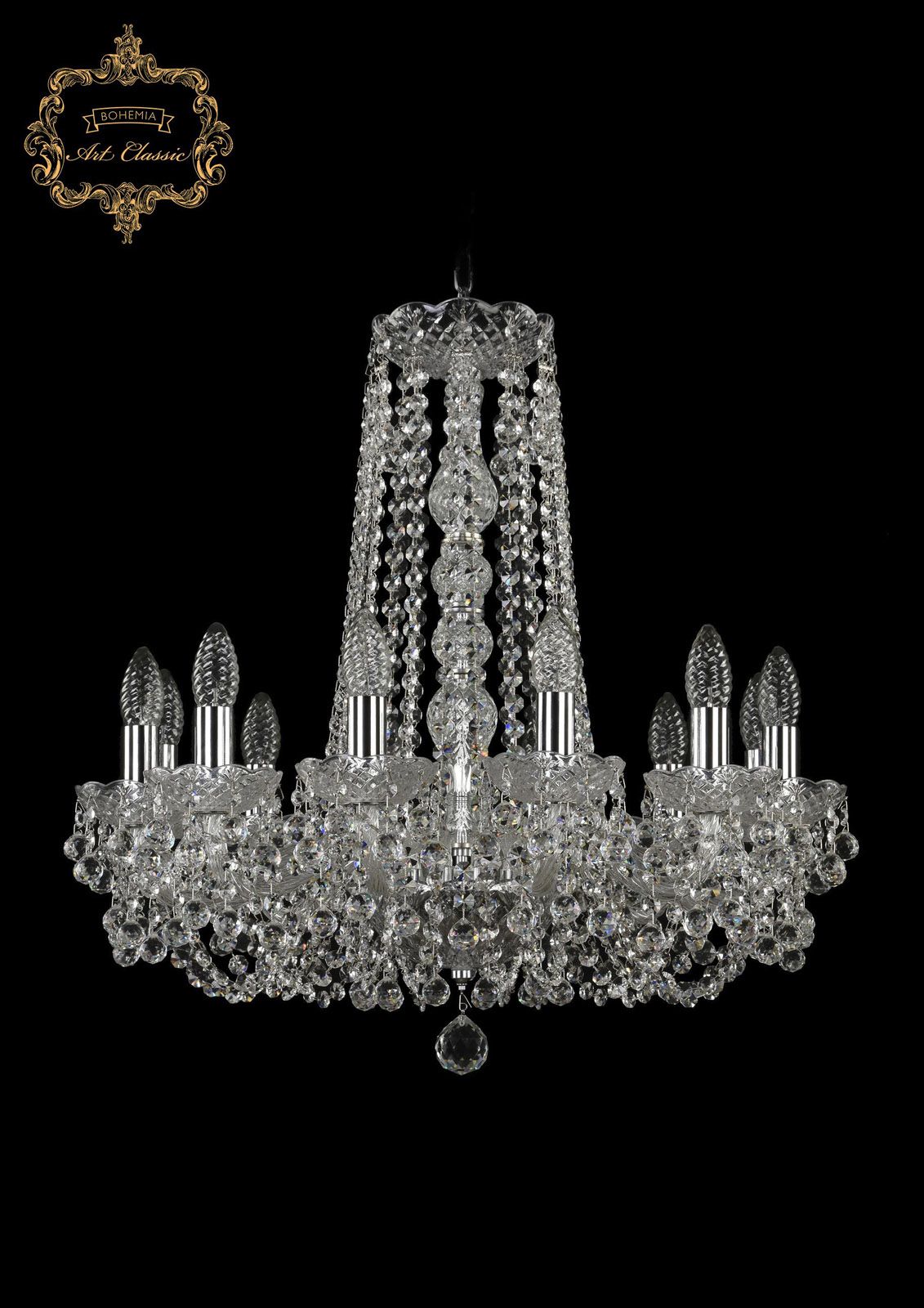 

Хрустальная люстра Bohemia Art Classic 11.26.12.200.h-63.Cr.B, 11.26.12.200.h-63.Cr.B