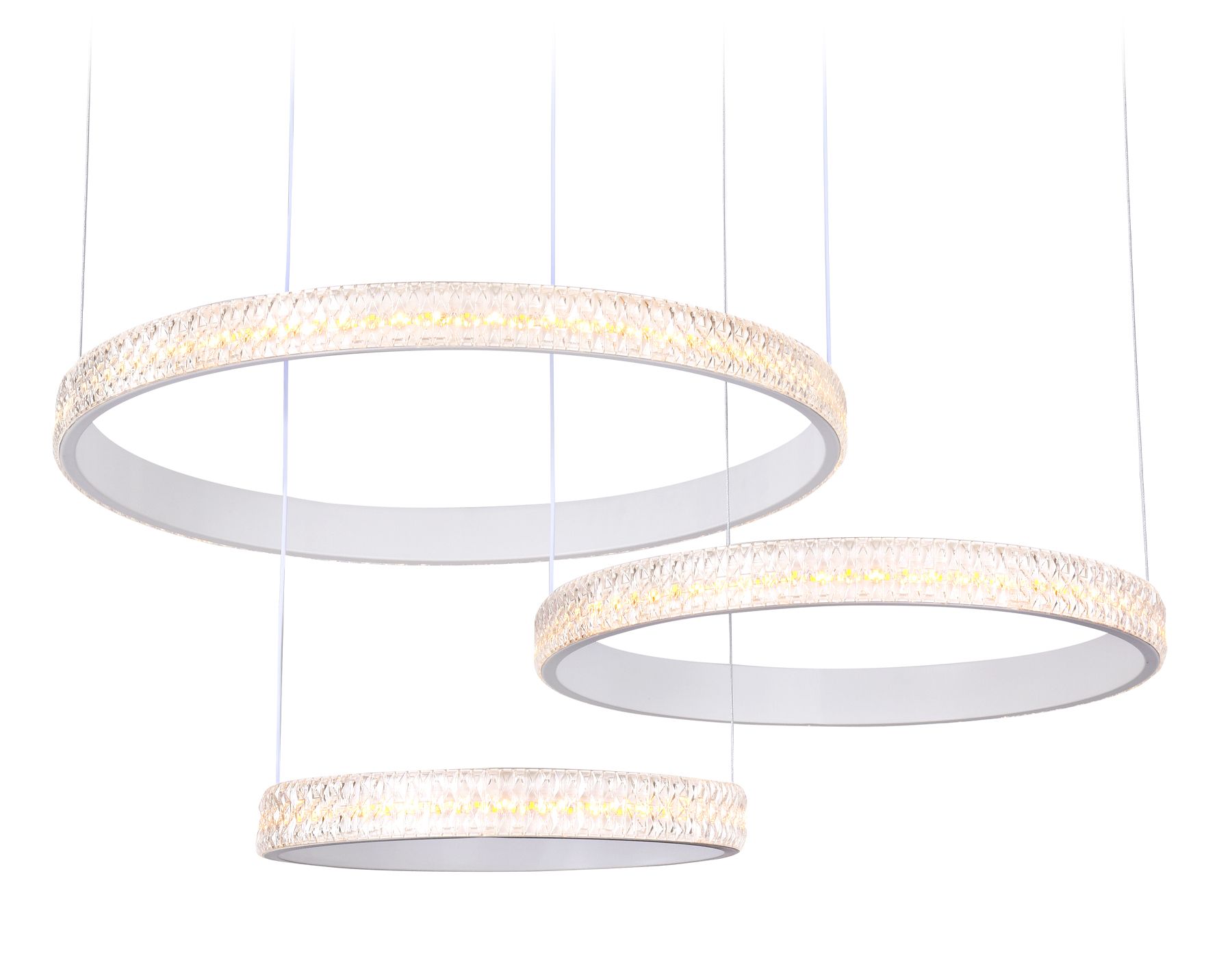 Потолочная люстра Ambrella light с пультом ACRYLICA FA6161_AMB