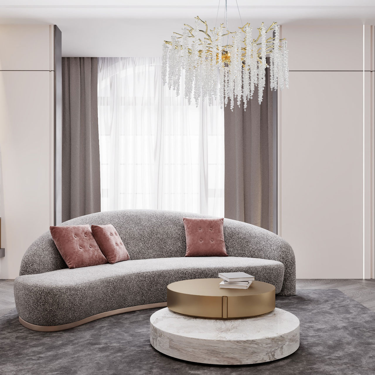 Подвесная люстра De Markt Лайма 467011310_MW