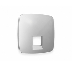 Лицевая панель для компьютерной/телефонной розетки RJ-45/RJ-11 QUANT Ambrella Volt OMEGA OP4120_AMB