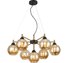 Подвесная люстра Imex MD.9056-7-P-BK+COP_IM