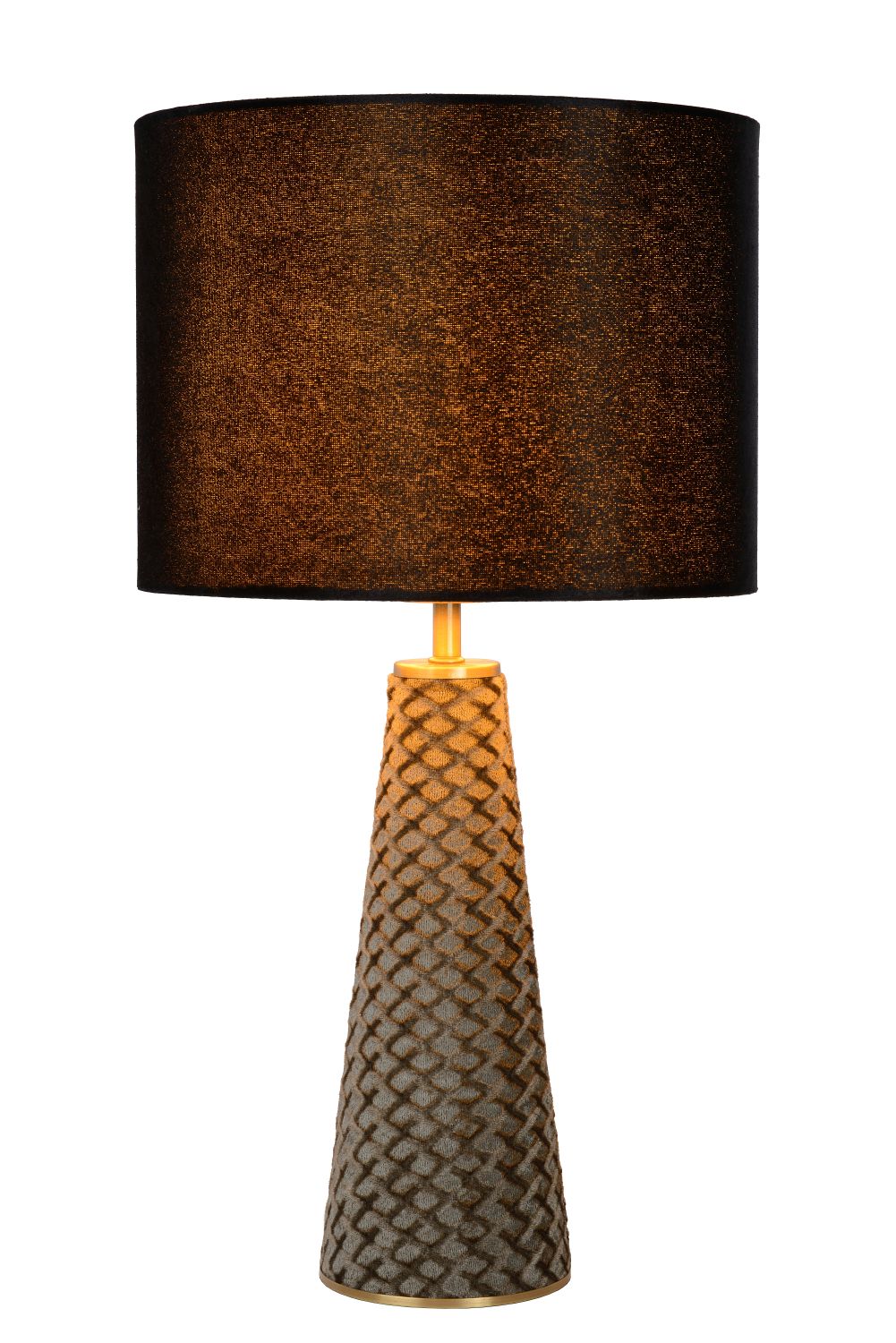 Настольная лампа Lucide EXTRAVAGANZA VELVET 10501/81/30, цвет черный 10501/81/30 - фото 1