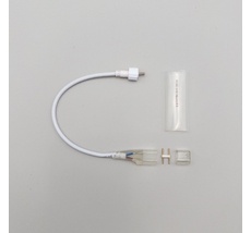 Установочный Комплект с Коннектором для Неона 8х16мм 24В, белый LTC FR-23540