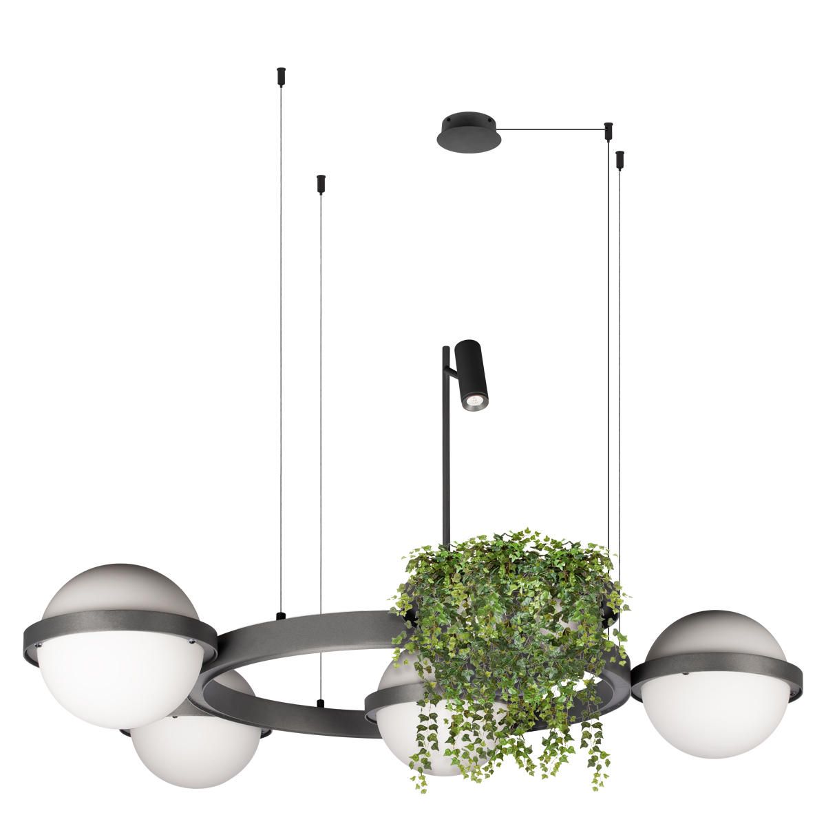 Подвесная люстра Loft IT Jardin 10121/4 Dark grey_LF