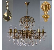 Хрустальная люстра Ambiente Ambient 8888/12 AB Honey Leaf_BZ