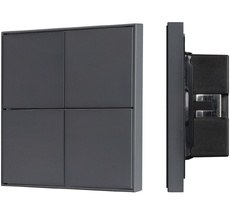 INTELLIGENT Кнопочная панель KNX-304-23-IN Black (BUS, Frame) (IARL, IP20 Металл, 2 года) 039667 Arlight 039667_ARL