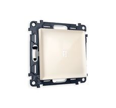 Выключатель одноклавишный проходной с подсветкой 5600K Ambrella Volt ALFA QUANT MA302035_AMB