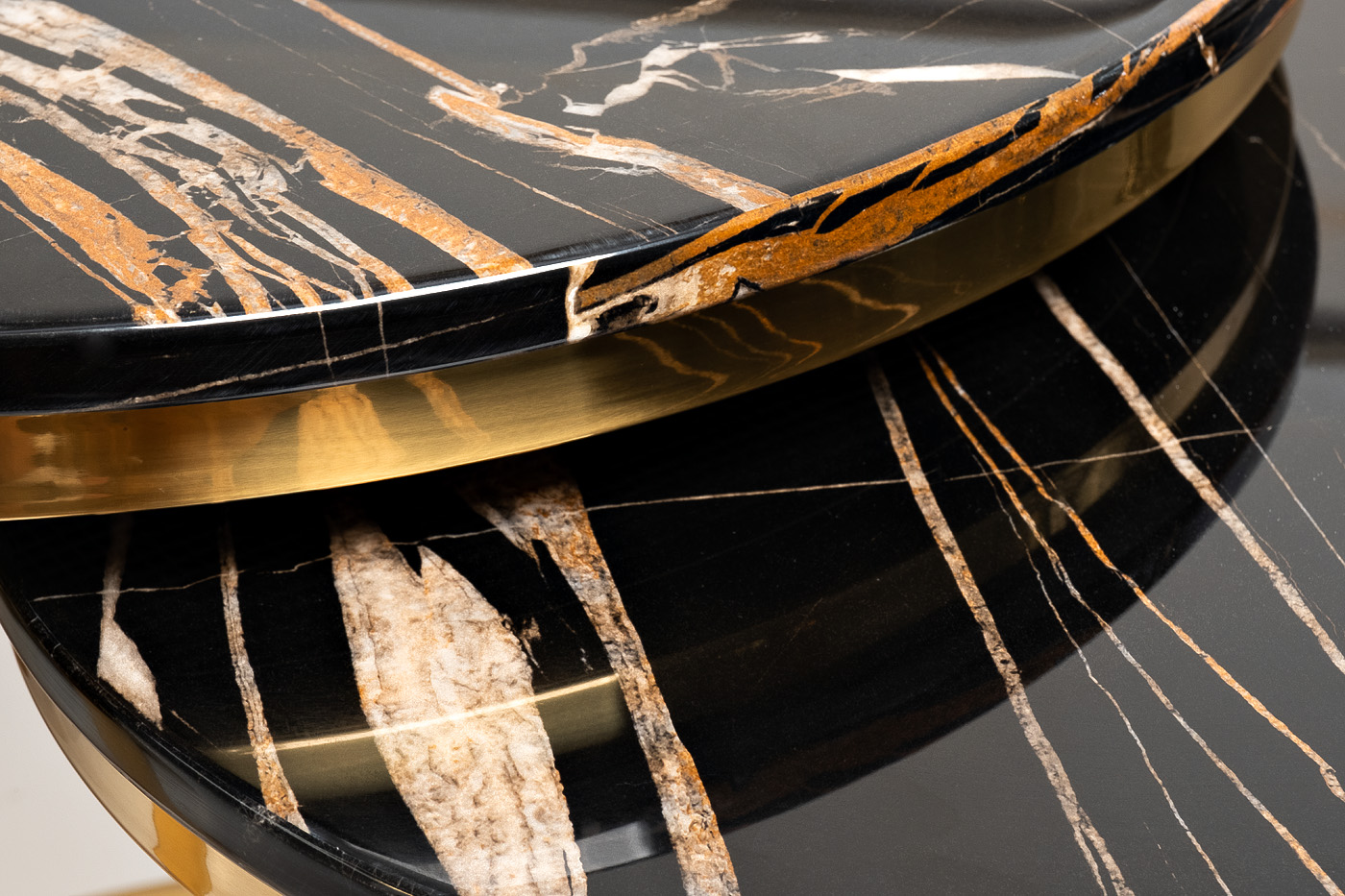 Стол журнальный (набор из 2 шт) Garda Decor 57EL-CT101А-BL