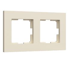 Рамка на 2 поста Slab (айвори матовый) Werkel a062806_WR