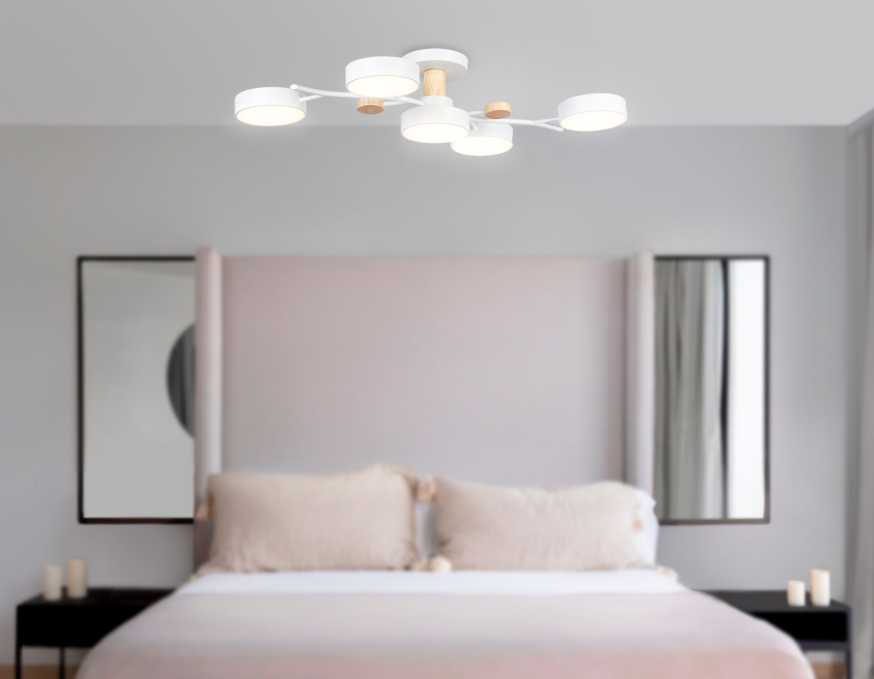 Потолочная люстра с пультом Ambrella Light COMFORT FL4834_AMB