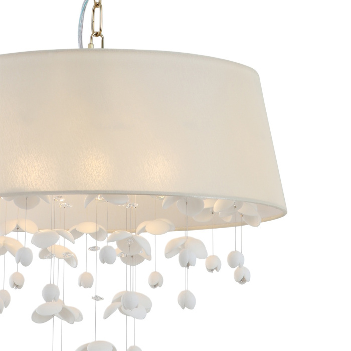 Подвесная люстра с керамическими подвесками (13029/6P Beige) Indigo V000557