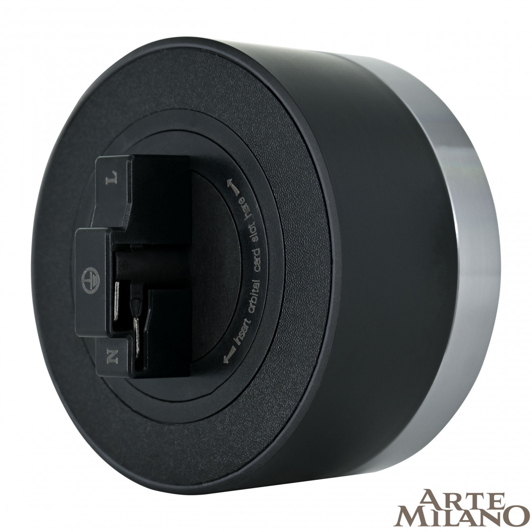 Трековая розетка Arte Milano track-sockets 380066TS LED/ES Grey
