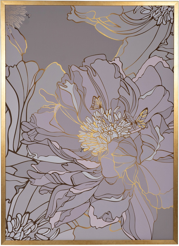 Картина на холсте Garda Decor 89VOR-PEONY