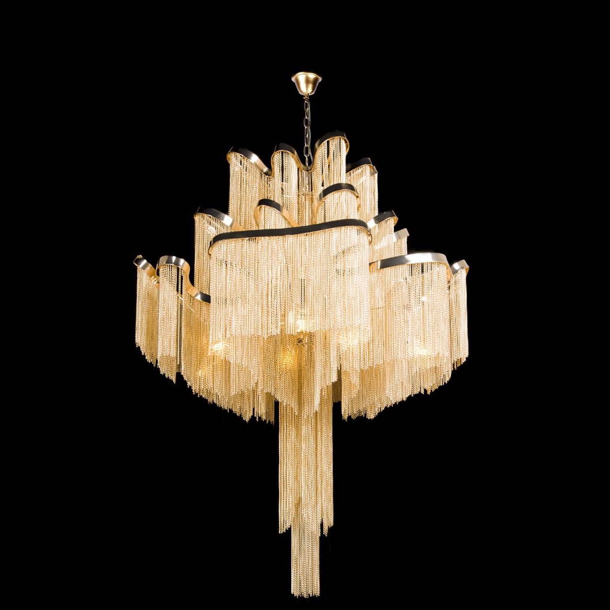 Подвесная люстра Loft IT Stream 10208/800 Gold_LF