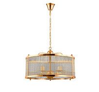 Подвесная люстра Crystallux TADEO TADEO SP6 D600 GOLD/TRANSPARENTE_CR