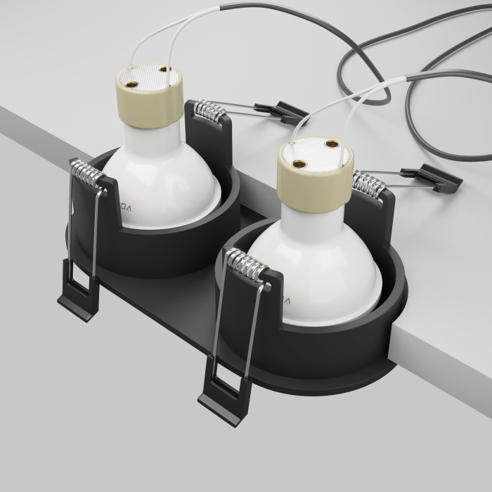 Встраиваемый светильник Maytoni Share DL126-02-GU10-B_MY