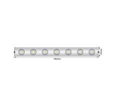 Лента светодиодная wall washer  5050, 42 LED/м, 6,2 Вт/м, 24В , IP67, Цвет: РГБ 00-00008253_SW