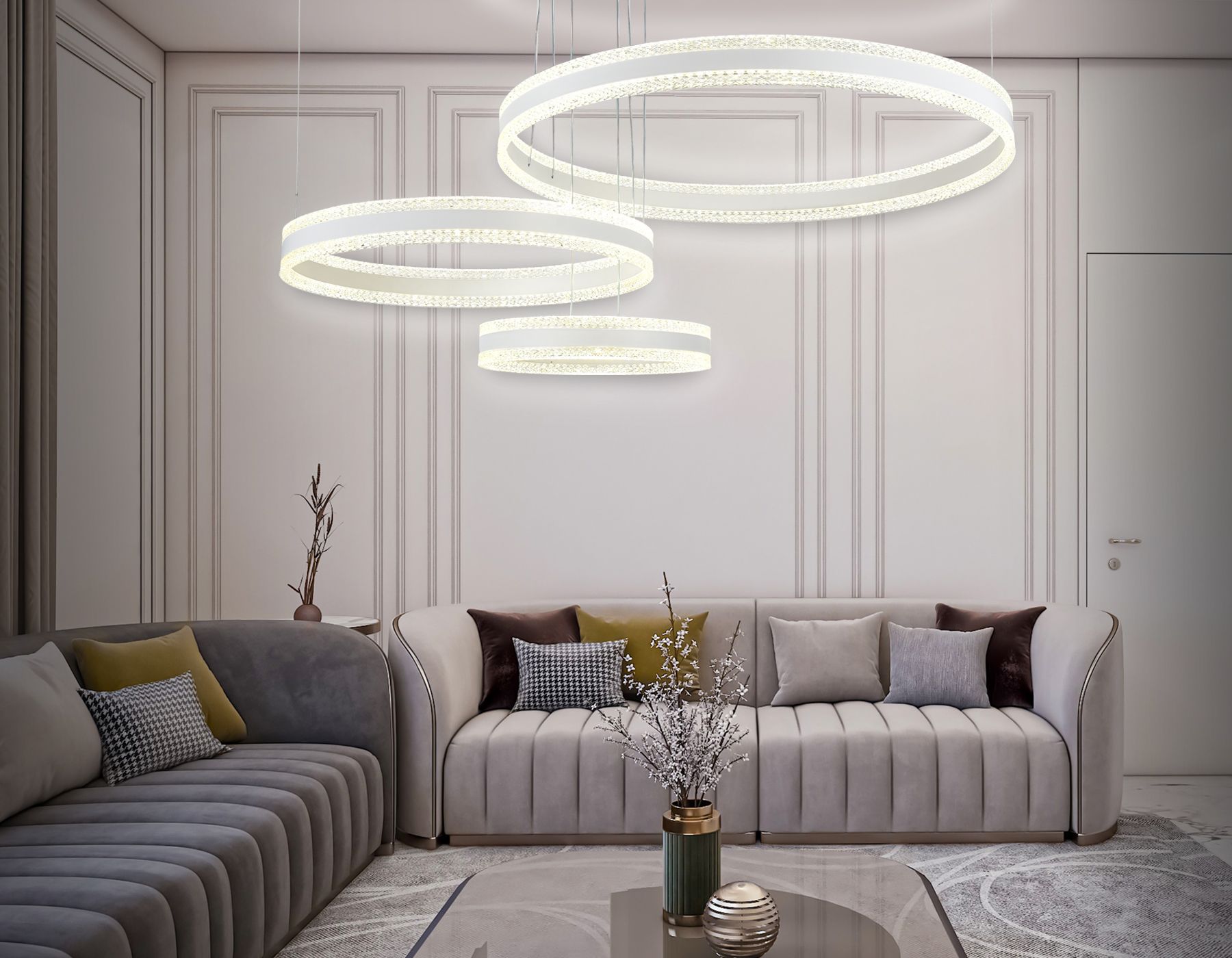 Подвесной светильник Ambrella light Управляемый ACRYLICA FA FA6201_AMB