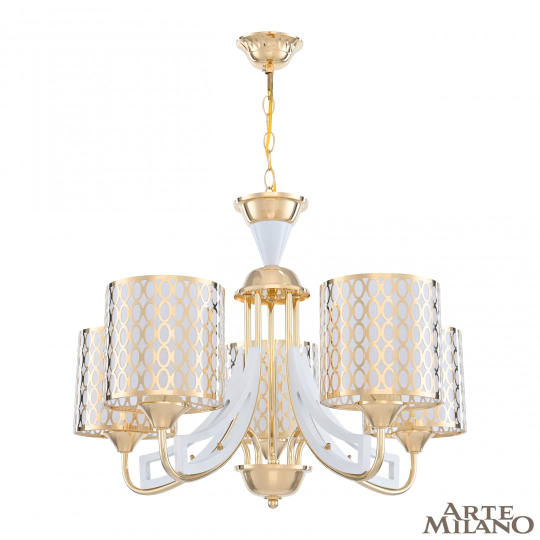 

Подвесная люстра Arte Milano Florentina 303387/5 Wh/Gd, 303387/5 Wh/Gd